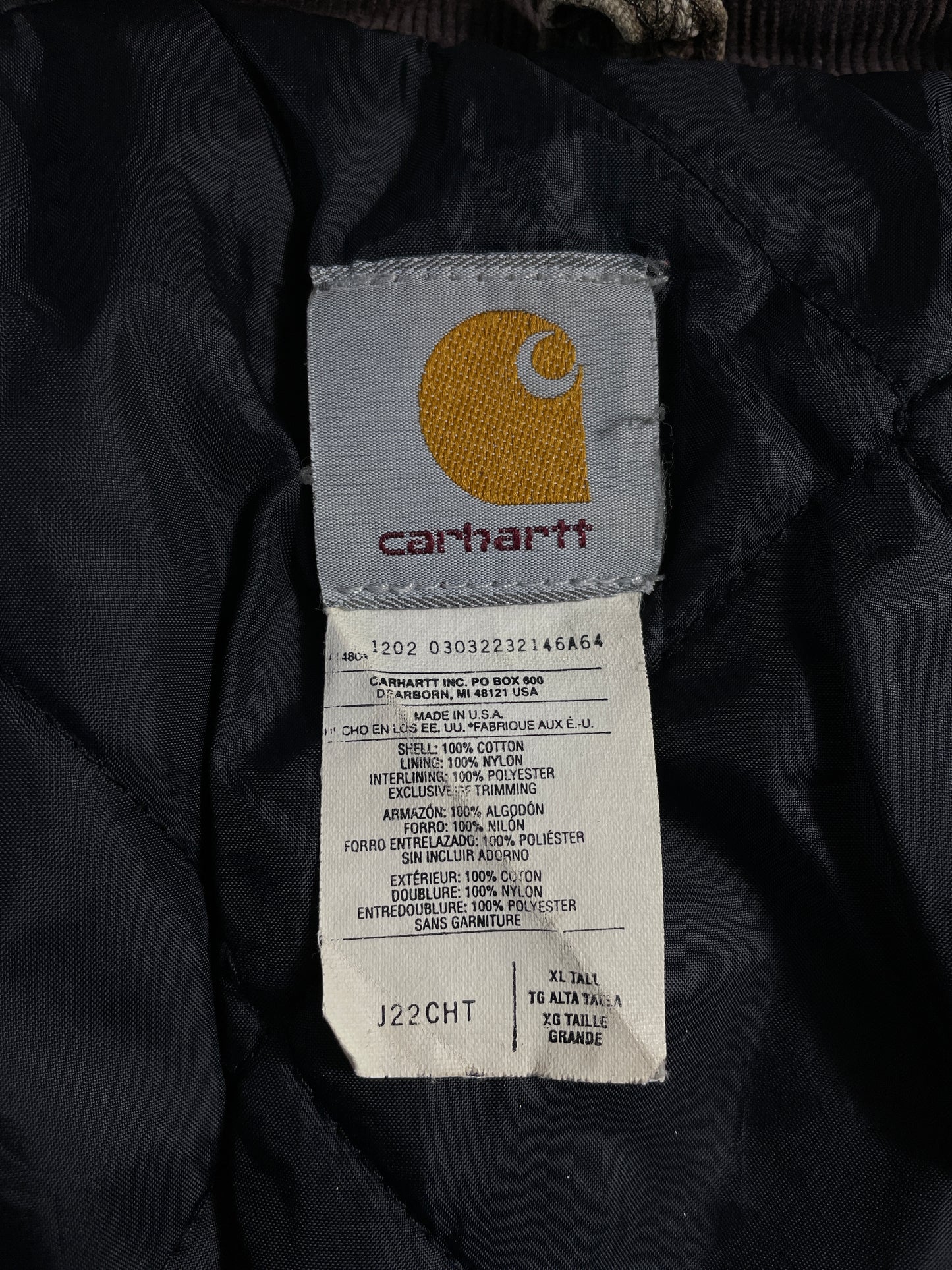Vintage CARHARTT Size XL Duck Jacket / E3976J