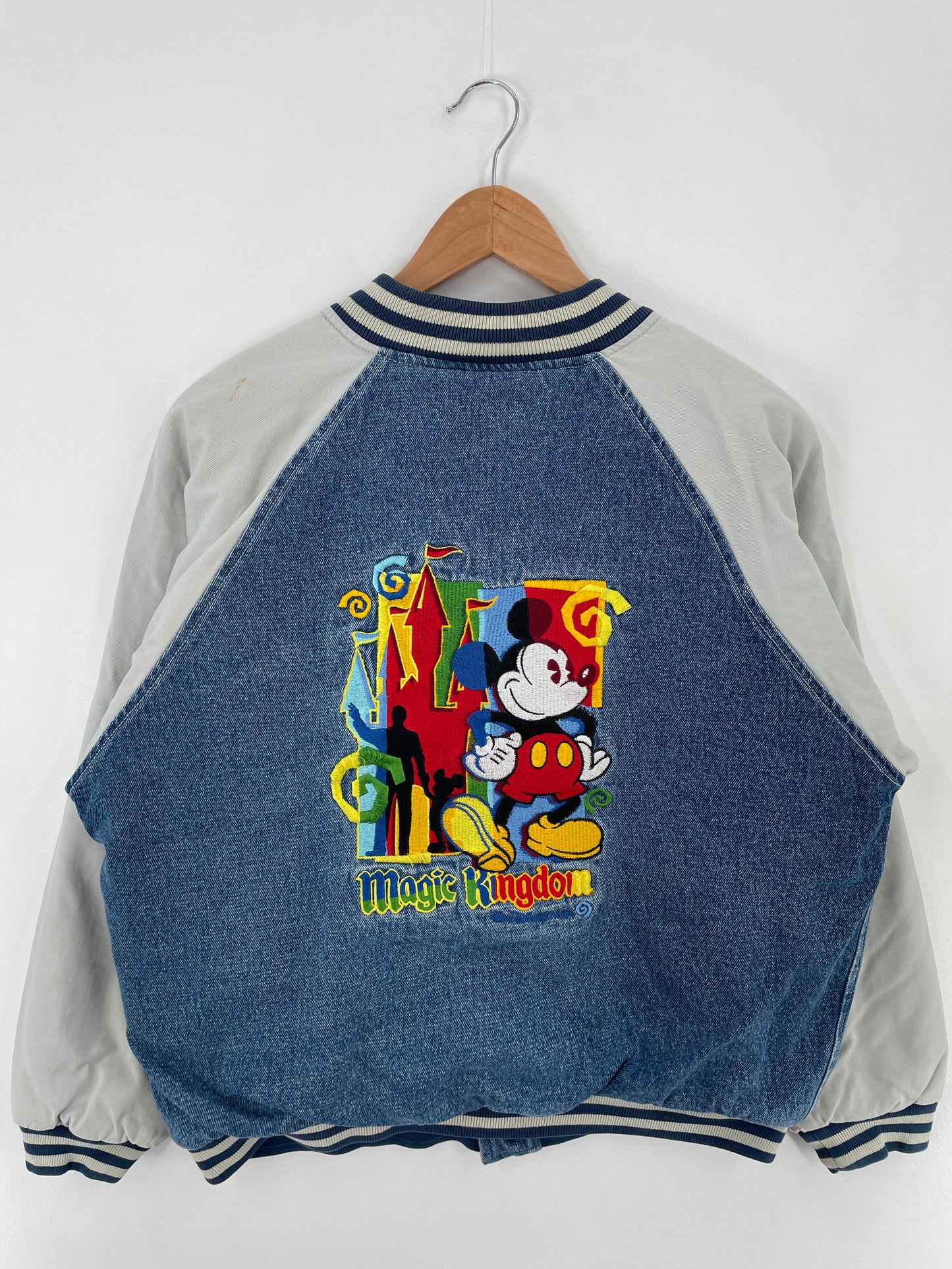 Vintage DISNEY MICKEY Size Approx.M Vintage Denim Jacket / A9917