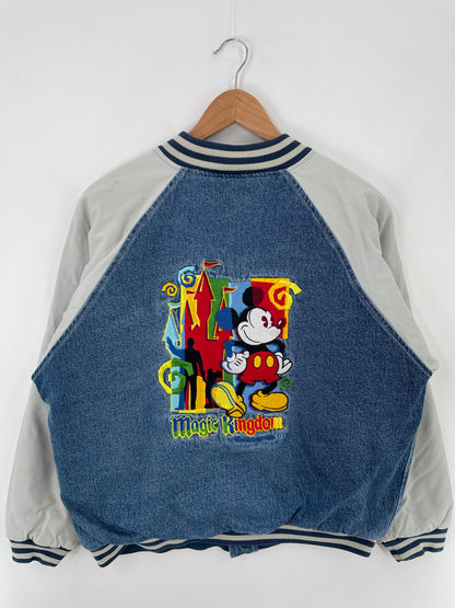 Vintage DISNEY MICKEY Size Approx.M Vintage Denim Jacket / A9917