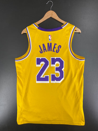 .Vintage NIKE x LOS ANGELES LAKERS LEBRON JAMES Size 48 L Vintage NBA Jersey / A5460