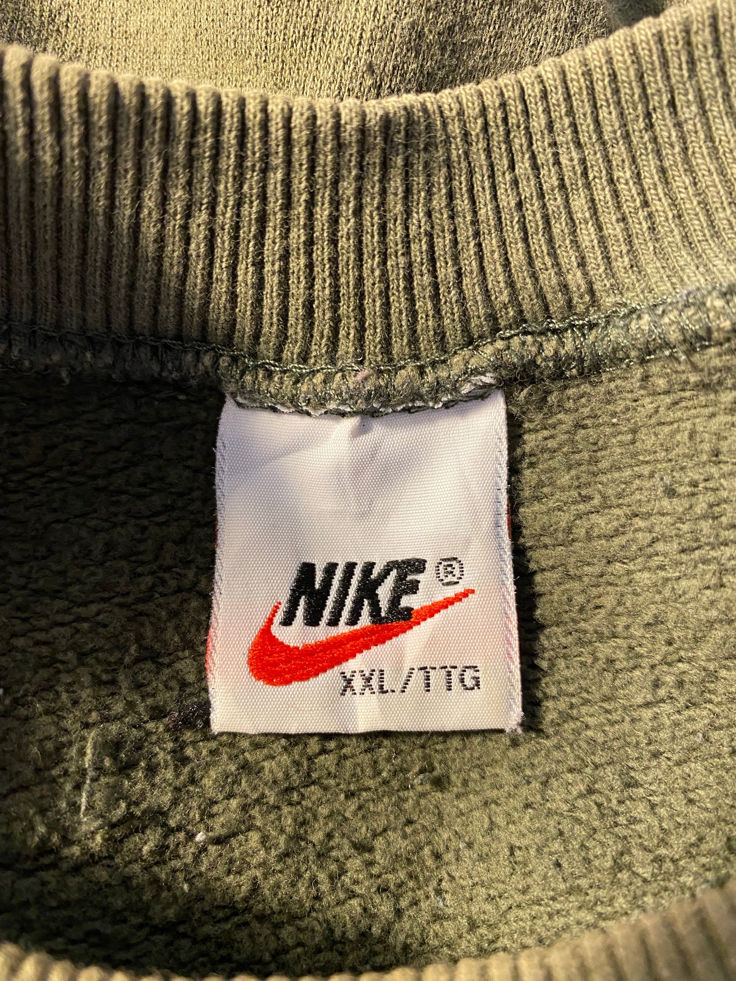 90's NIKE JUST DO IT Size XXL Vintage Sweat-shirt / K6012