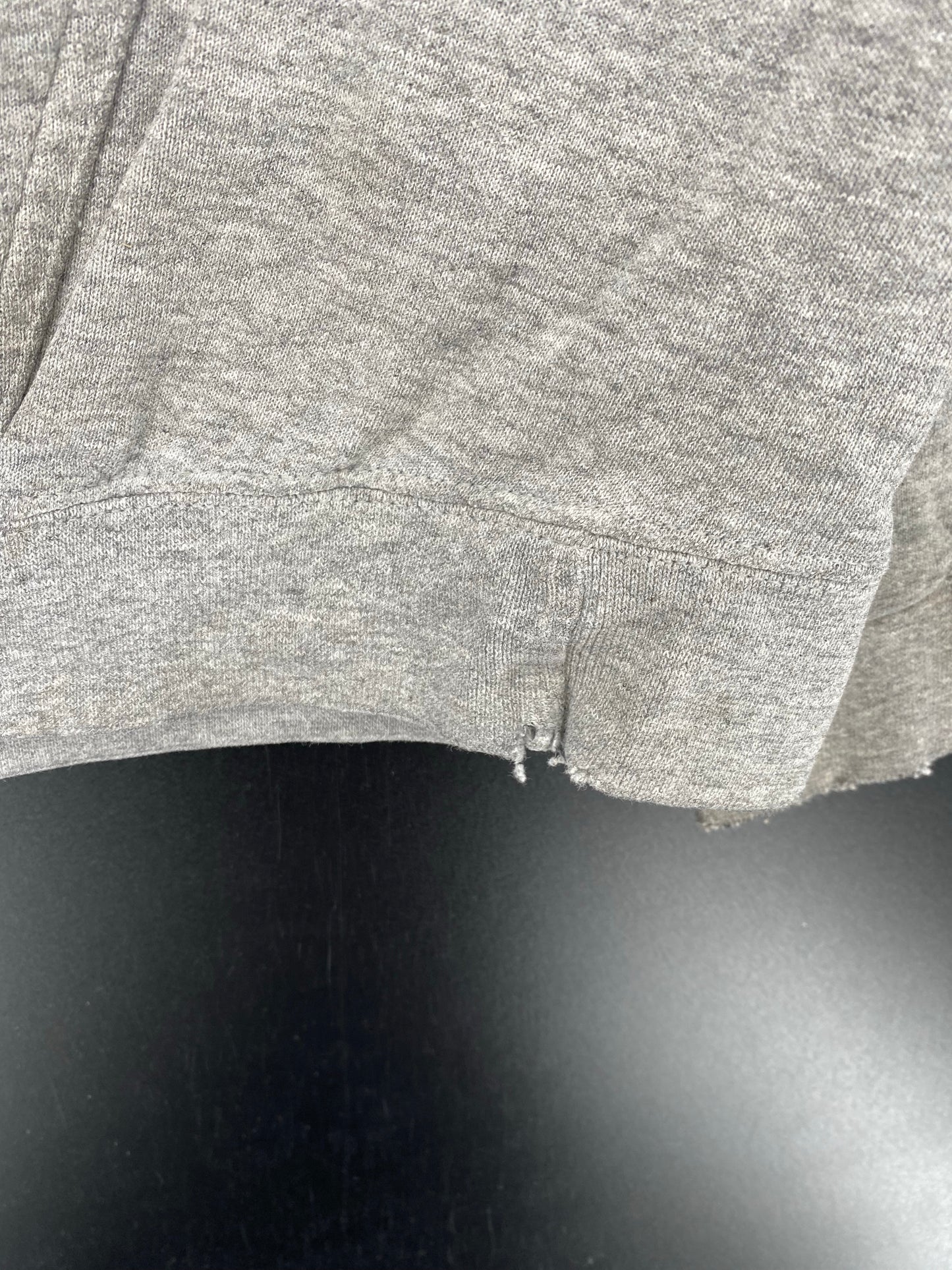 90’s NIKE CENTER SWOOSH Damaged Made in USA Size XL Vintage Hoodie Sweat-shirt / K8943