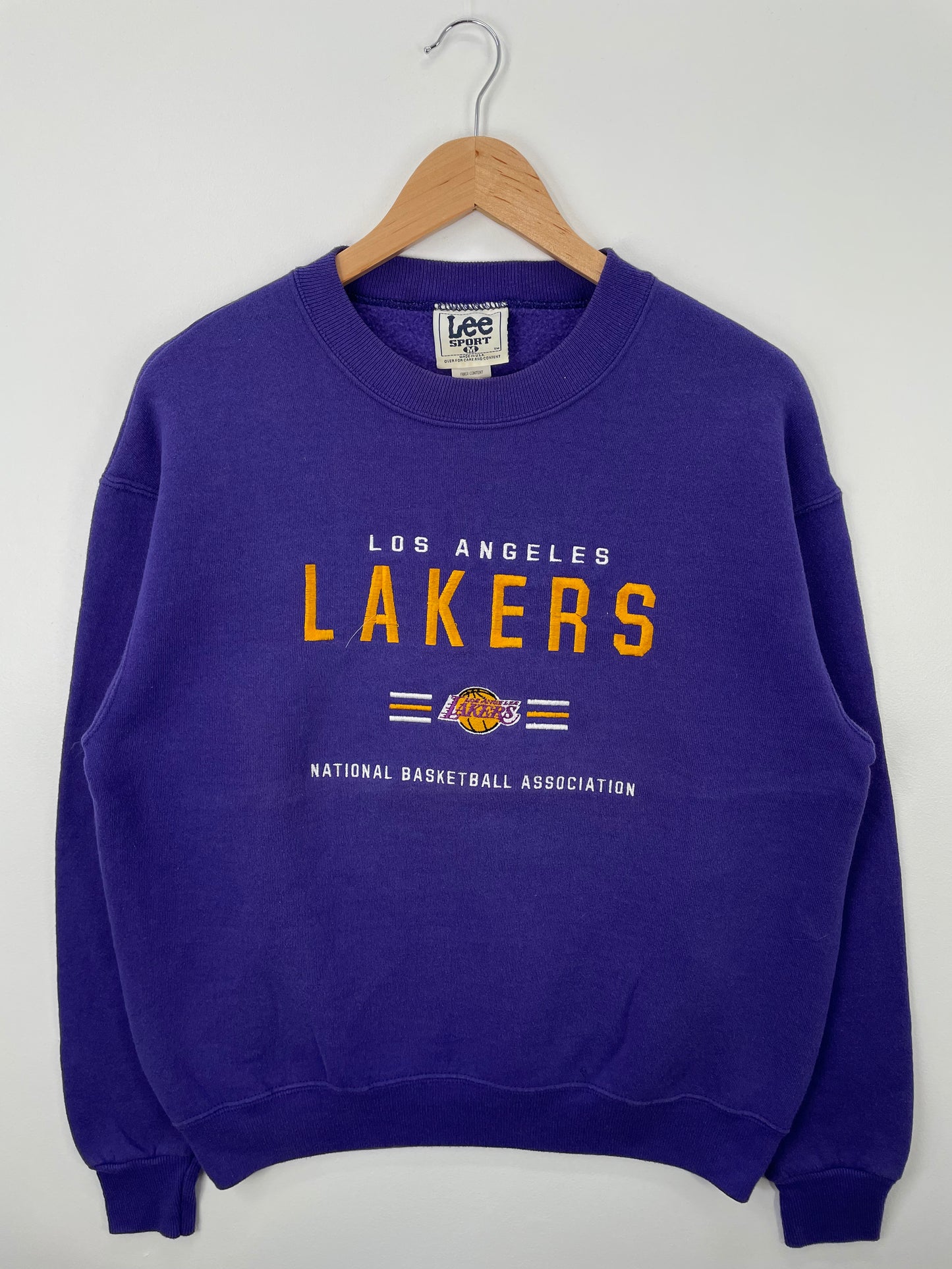 90's LOS ANGELES LAKERS Made in USA Size M Vintage NBA Sweat-shirt / A1197
