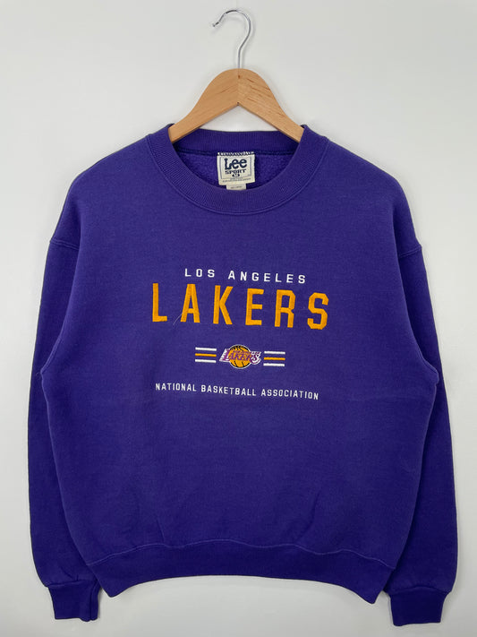 90's LOS ANGELES LAKERS Made in USA Size M Vintage NBA Sweat-shirt / A1197