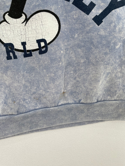.90's DISNEY MICKEY Made in USA Size Approx.XL Vintage Sweat-shirt / E3420S