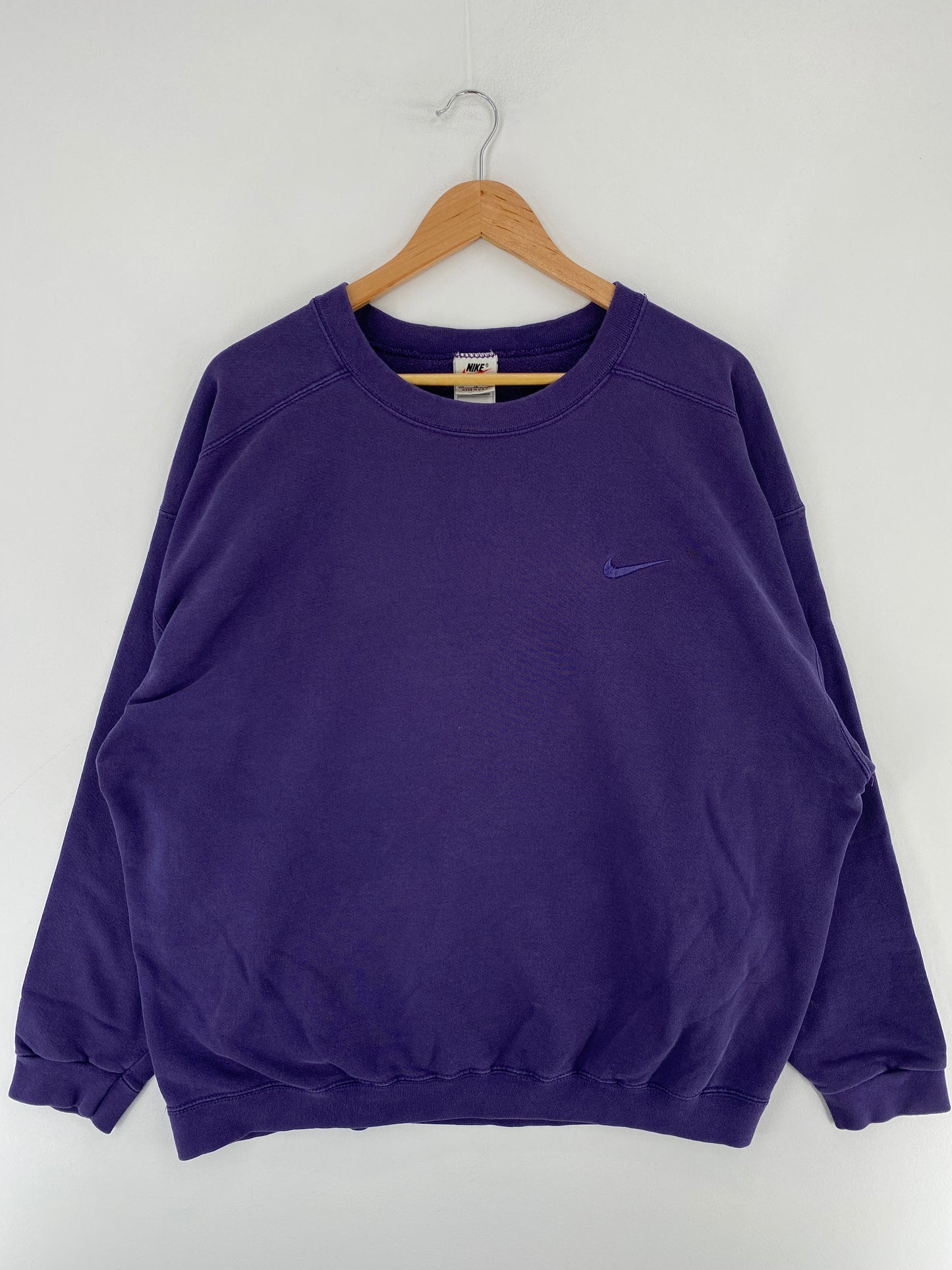90’s NIKE MINI SWOOSH Made in USA Size XL Vintage Sweat-shirt / E6255S