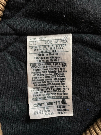 Vintage CARHARTT Size S Zip-up Hoodie Sweat-shirt Jacket / K8108