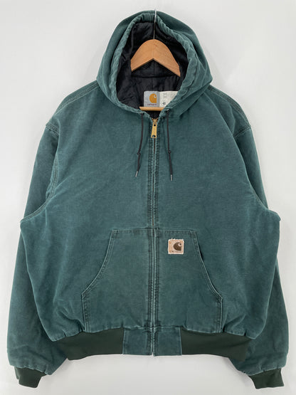 90’s CARHARTT Made in USA Size L Hoodie Duck Jacket / A8733