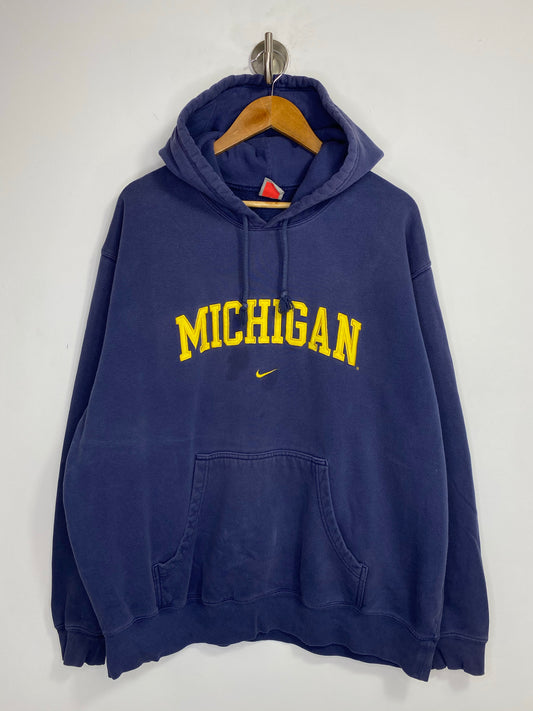 90’s NIKE MICHIGAN Vintage Hoodie Sweat-Shirt / 4888