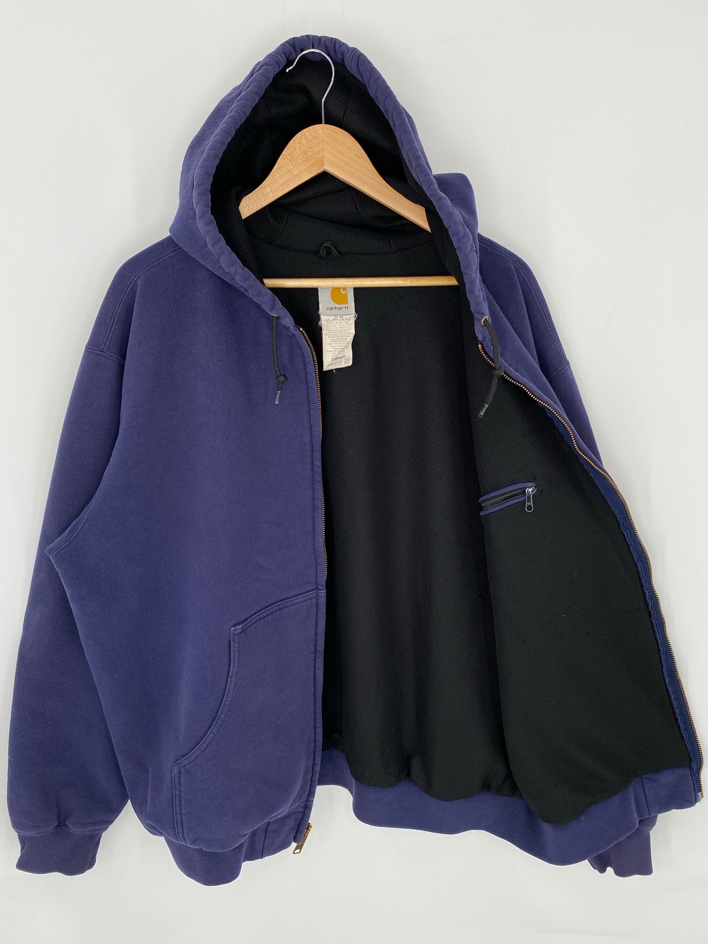 Vintage CARHARTT Size XL Zip-up Hoodie Sweat-Shirt / K8680