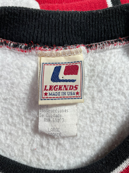 90's NEBRASKA Made in USA Size L Vintage College Sweat-Shirt / E6245S