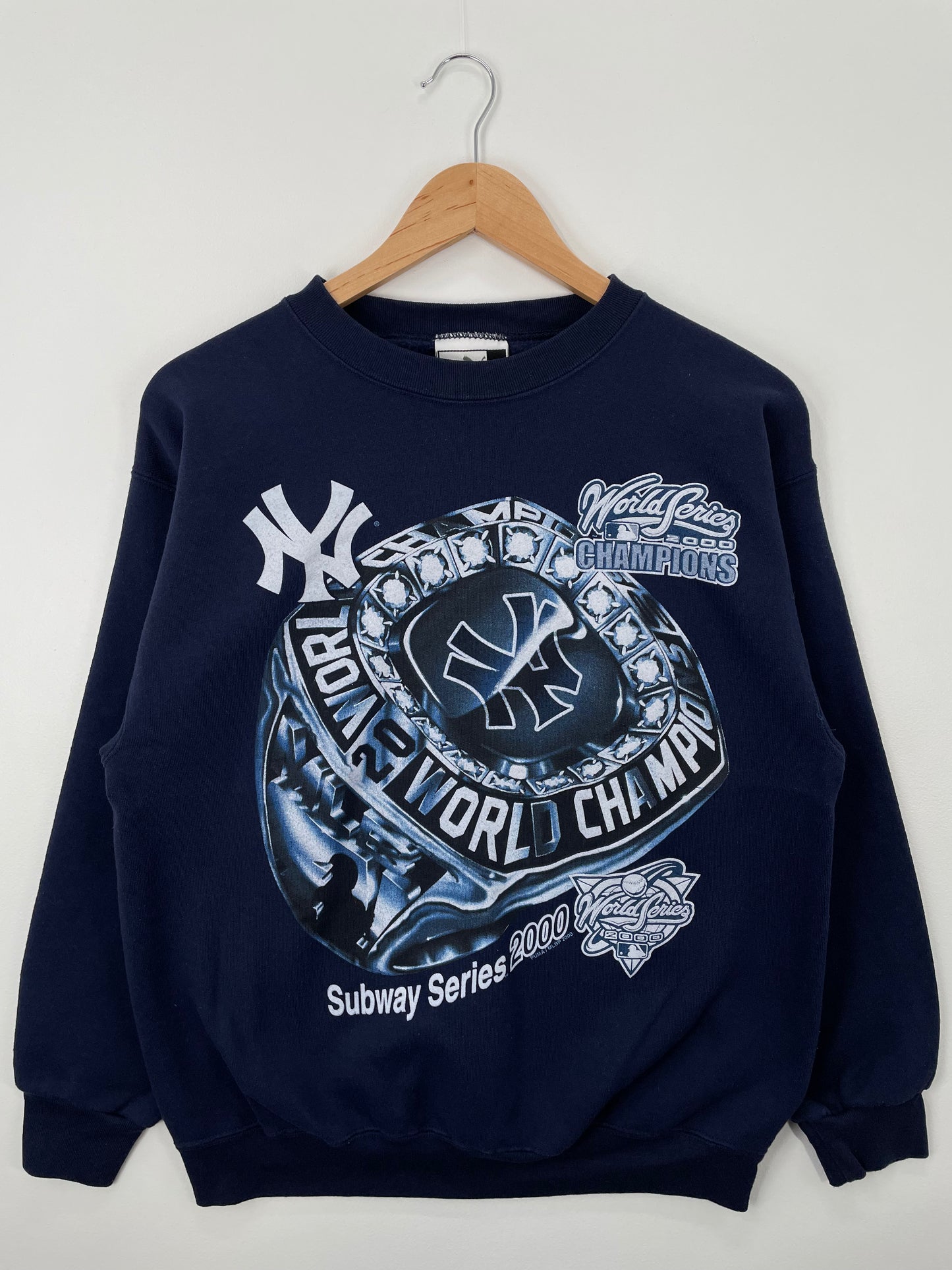 2000 NEW YORK YANKEES x PUMA Size M Vintage MLB Sweat-shirt / A1201