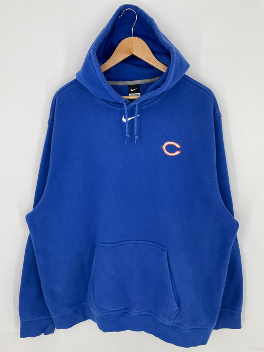 00' NIKE CHICAGO BEARS Size XXL Vintage NFL Hoodie Sweat-Shirts/ A38