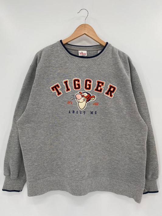 00' DISNEY TIGGER Size M Vintage Sweat-shirt / K6361