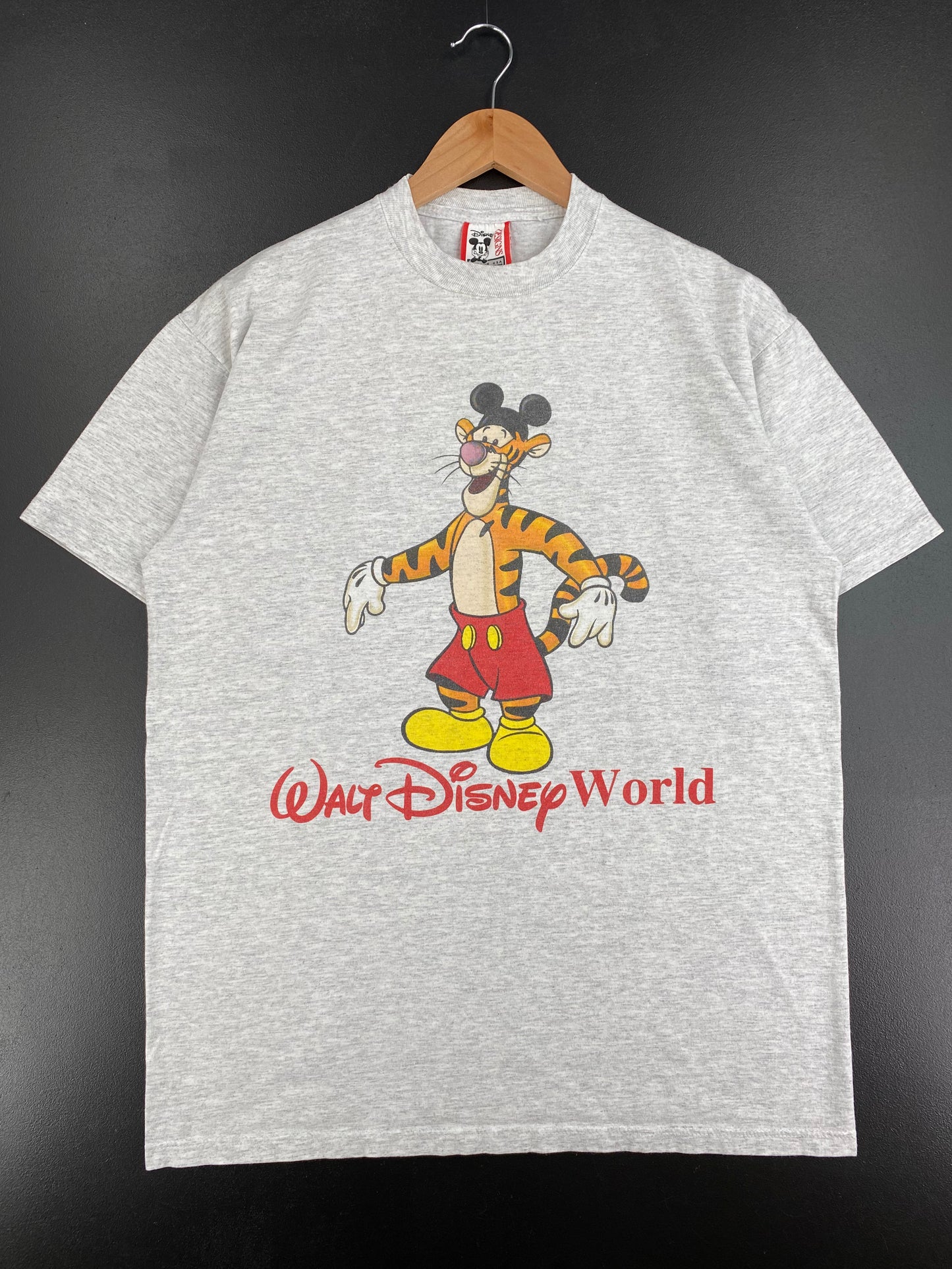 90's WALT DISNEY WORLD TIGGER Made in USA Size L Vintage T-Shirt / A2717