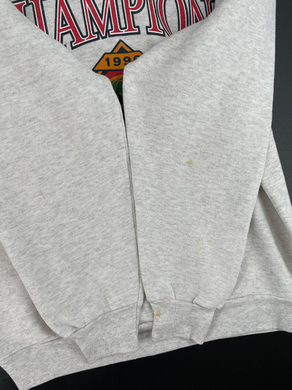 1996 NEW YORK YANKEES Made in USA Size L Vintage MLB Sweat-Shirt / E4086S