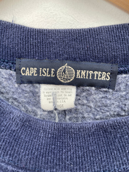 90's MOOSE Made in USA Size L Vintage Animal Sweat-Shirt / E2550S