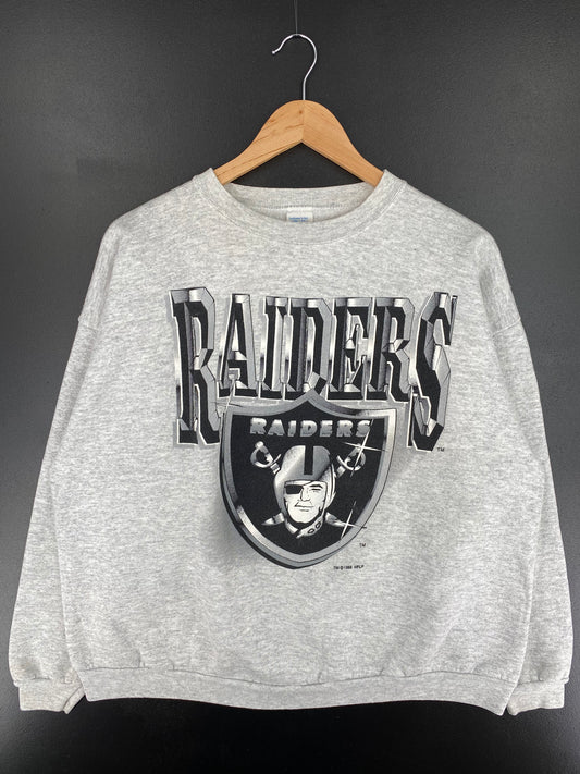 1995 RAIDERS Made in USA Size XL Vintage NFL Sweat-Shirts/ A221
