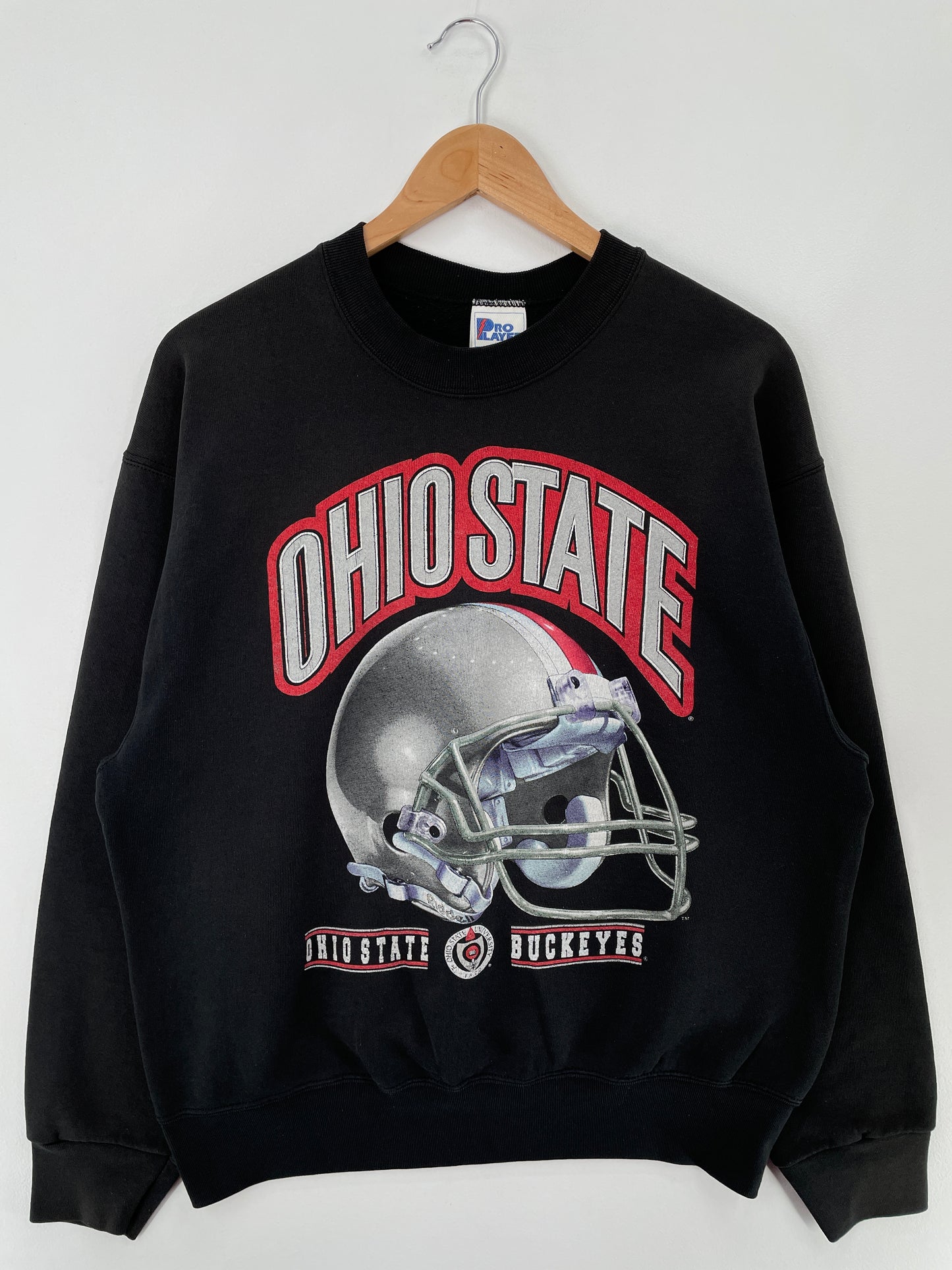 90's OHIO STATE BUCKEYES Made in USA Size L Vintage College Sweat-shirt / E103