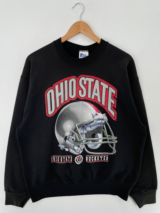 90's OHIO STATE BUCKEYES Made in USA Size L Vintage College Sweat-shirt / E103