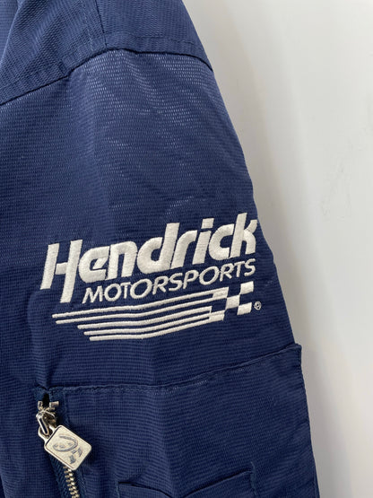 00' JEFF GORDON Size L Vintage Nylon Zip Up Jacket/ K8894