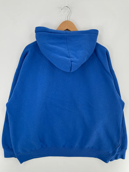 90’s KANSAS JAYHAWKS Size XL Vintage College Hoodie Sweat-shirt / E3328S