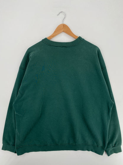 90’s NIKE MINI SWOOSH Size No Tag(Approx.L) Sweat-shirt / A6316