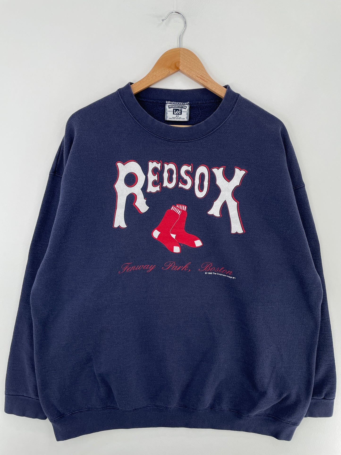 1998 BOSTON RED SOX Made in USA Size XXL Vintage MLB Sweat-shirt / E4977S