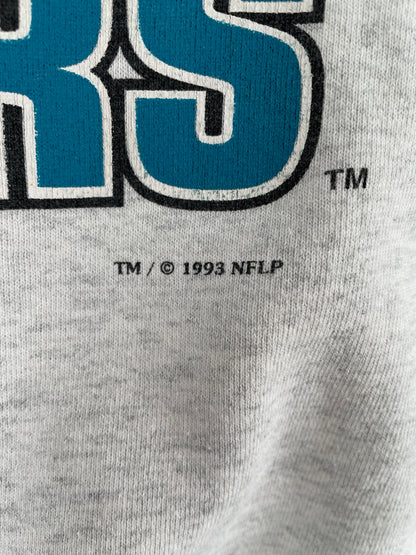 1993 JACKSONVILLE JAGUARS Made in USA Size XL Vintage NFL Sweat-Shirt / E5824S
