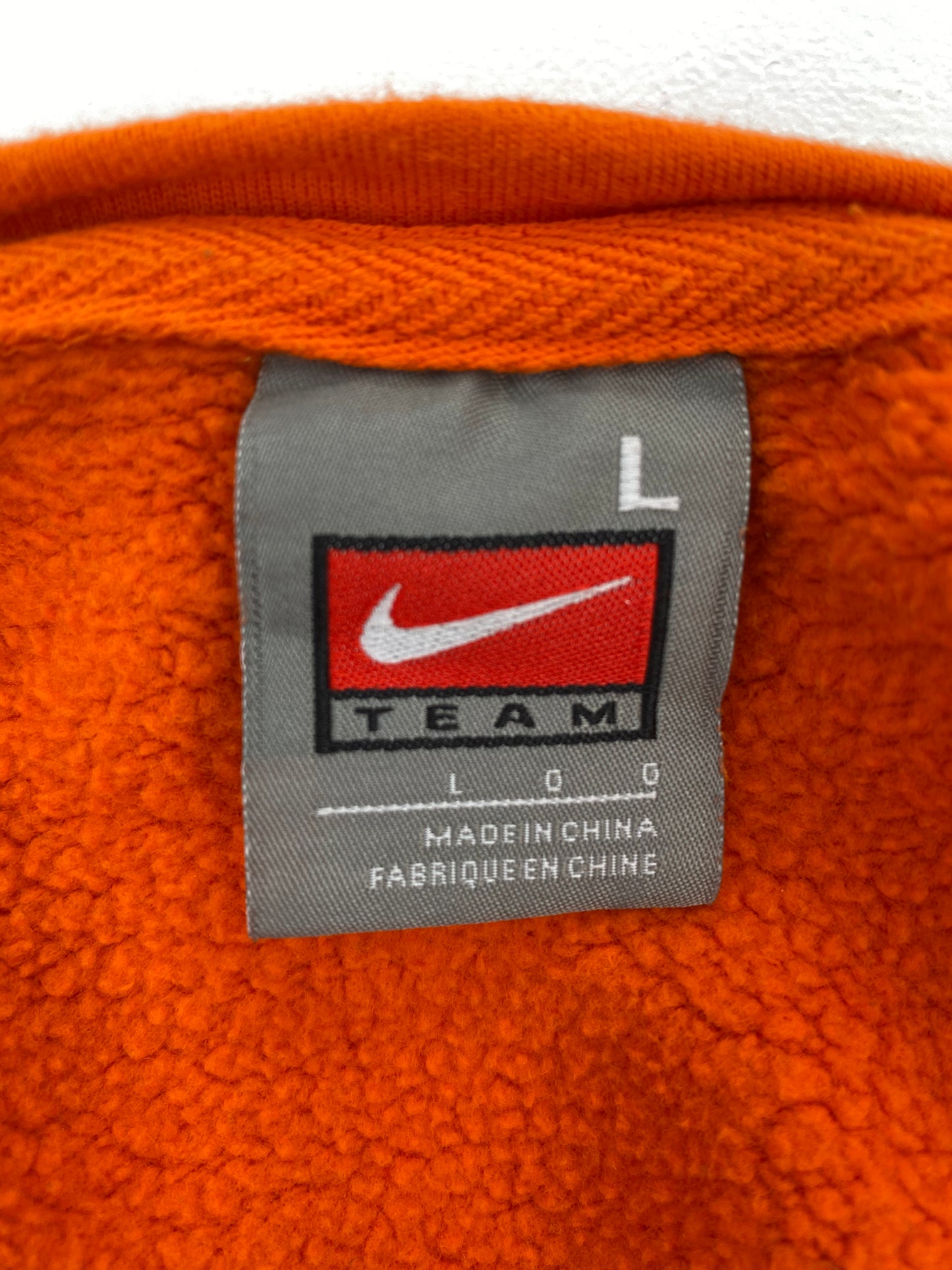 00' NIKE OKLAHOMA STATE Size L Vintage College Hoodie Sweat-Shirts/ A269