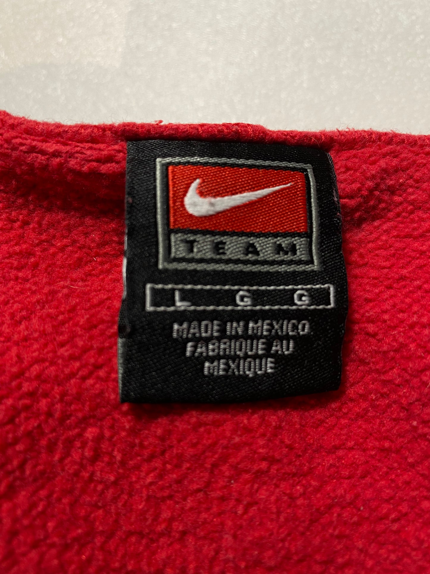 00' NIKE GEORGIA Size L Vintage College Hoodie Sweat-Shirts/ A139