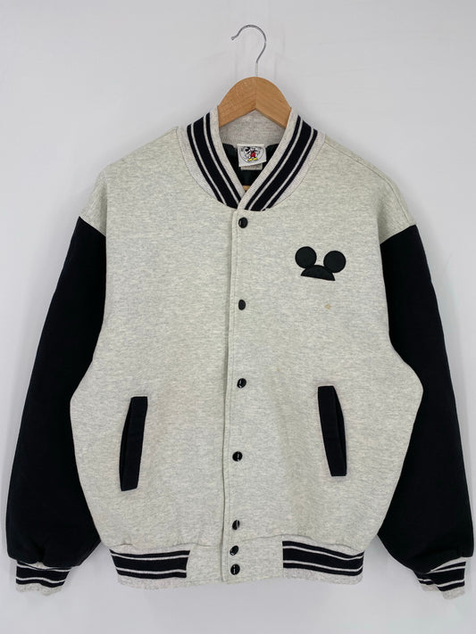 90's DISNEY MICKEY Size L Vintage Button Down Jacket / K6889