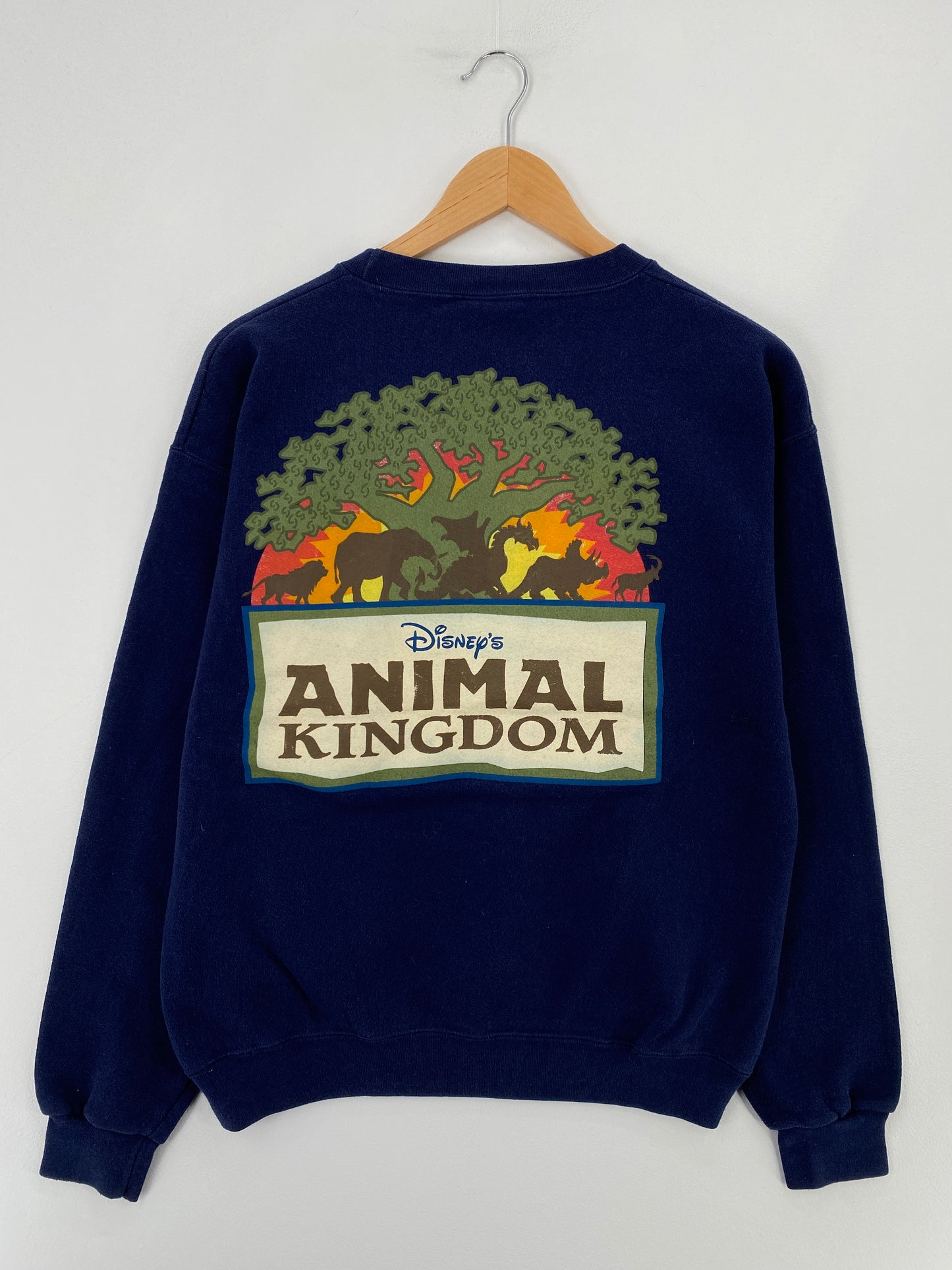 90's DISNEY ANIMAL KINGDOM Made in USA Size S/M Vintage Sweat-shirt / E3724S