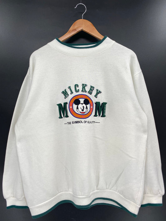 90’s DISNEY MICKEY Size XL Vintage Sweat-shirt / K4402