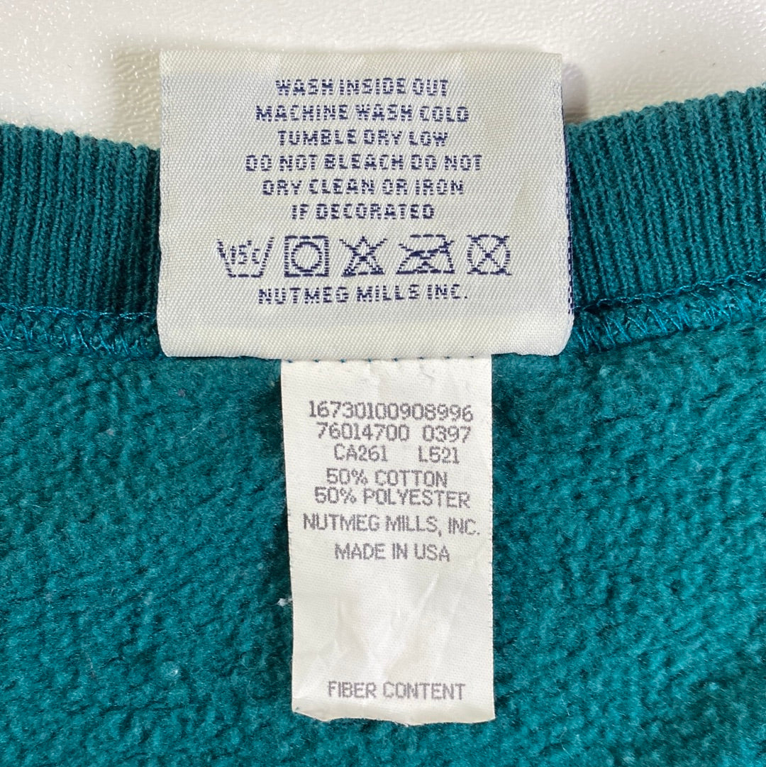 1997 PHILADELPHIA EAGLES Made in USA Size XL NFL Sweat-shirt / A8711