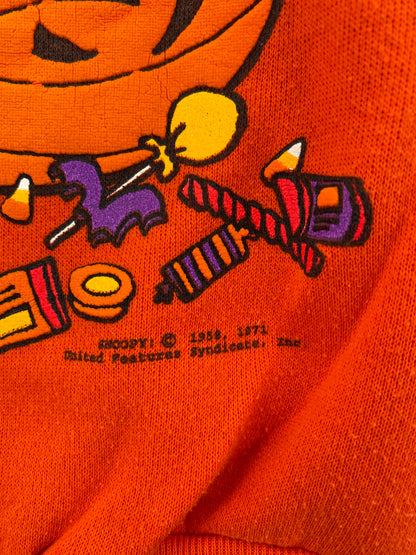90’s SNOOPY HALLOWEEN Made in USA Size L Vintage Sweat-shirt / A7283