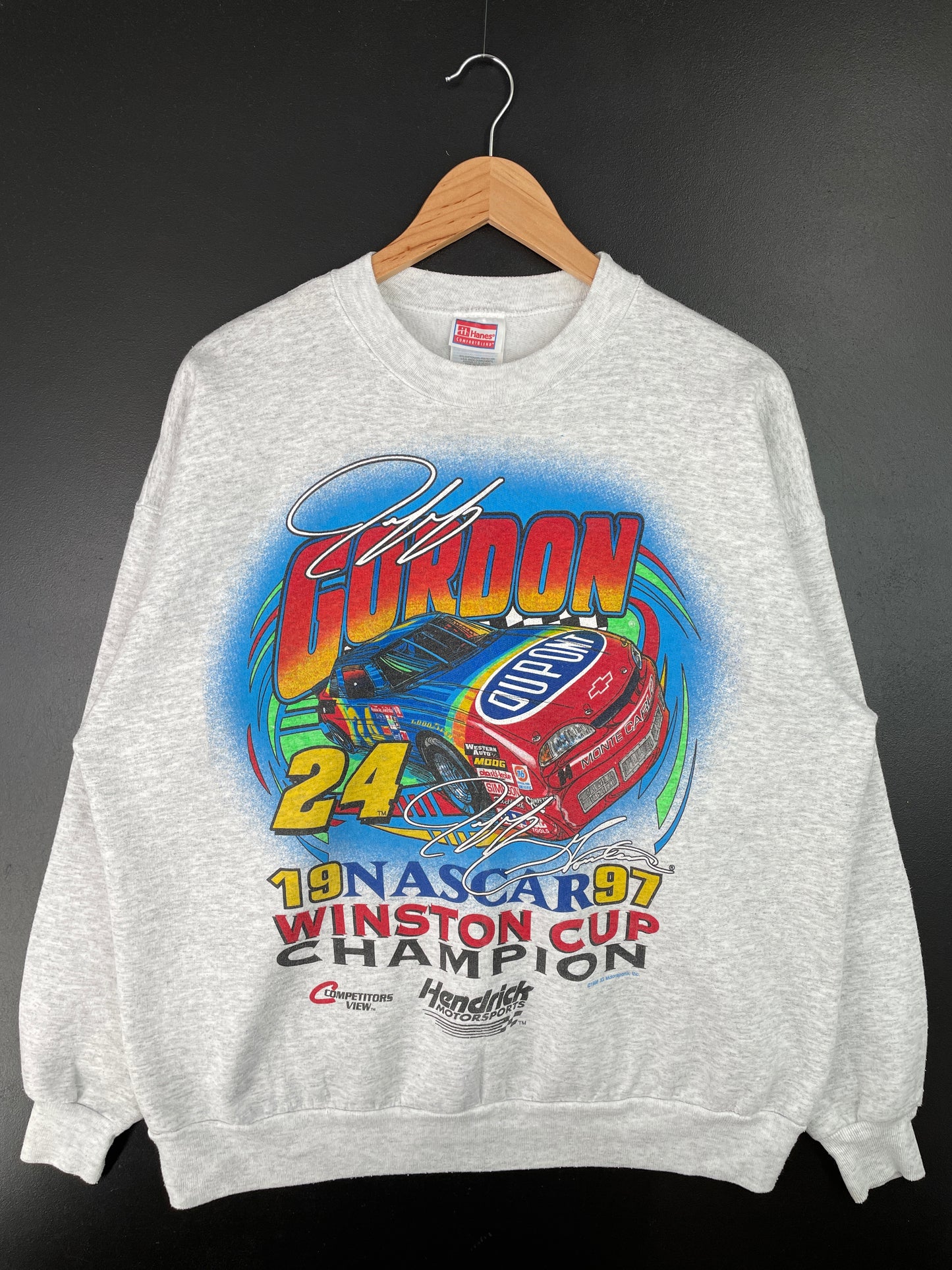 1998 GORDON Size XL Vintage Racing Sweat-Shirt / A7373