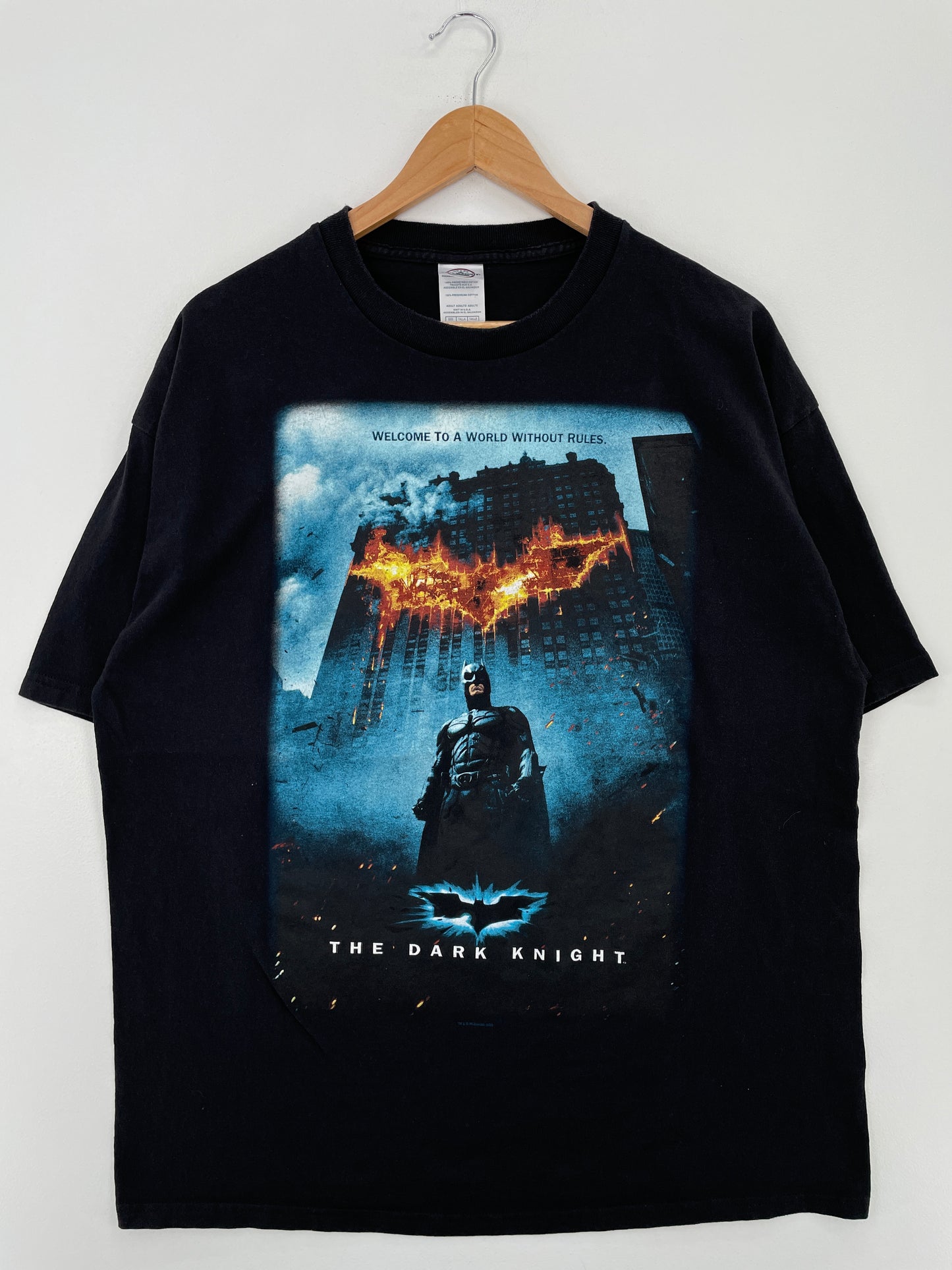 2008 THE DARK KNIGHT BATMAN MARVEL Size XL Vintage T-Shirt / A8097