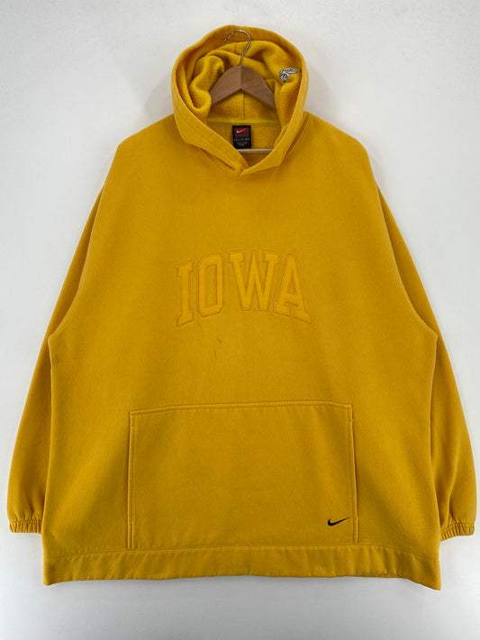 00' NIKE MINI SWOOSH IOWA Size XXL Vintage College Hoodie Sweat-Shirt / A3275