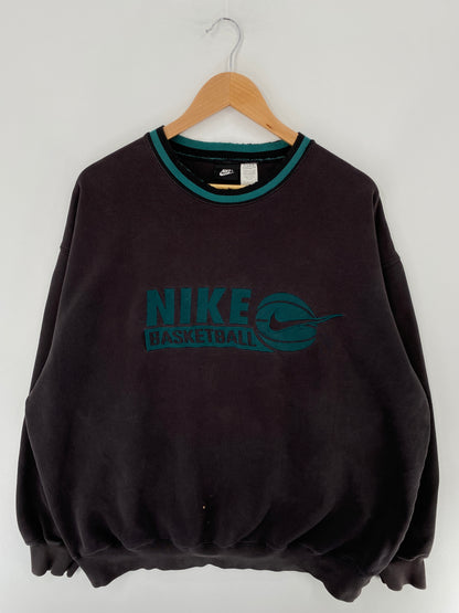 90’s NIKE BASKETBALL Size XXL Sweat-shirt / E5707S