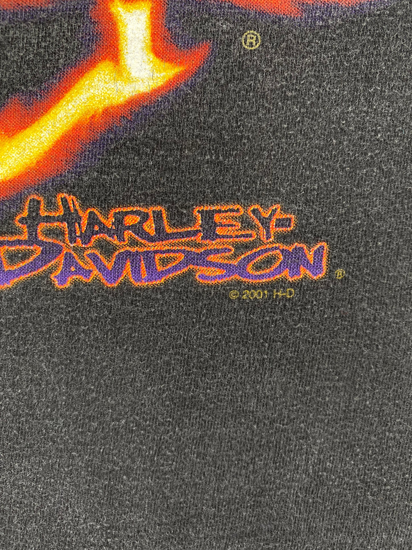 2001 HARLEY DAVIDSON Made in USA Size XXL Vintage T-Shirt / A2581