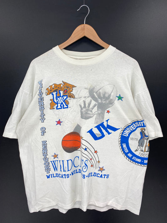 90's KENTUCKEY WILD CATS  Made in USA Size XL Vintage T-shirt/ K7791