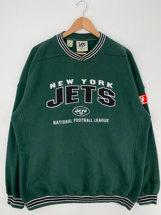 Vintage NEW YORK JETS Size XL NFL Sweat-shirt / A769