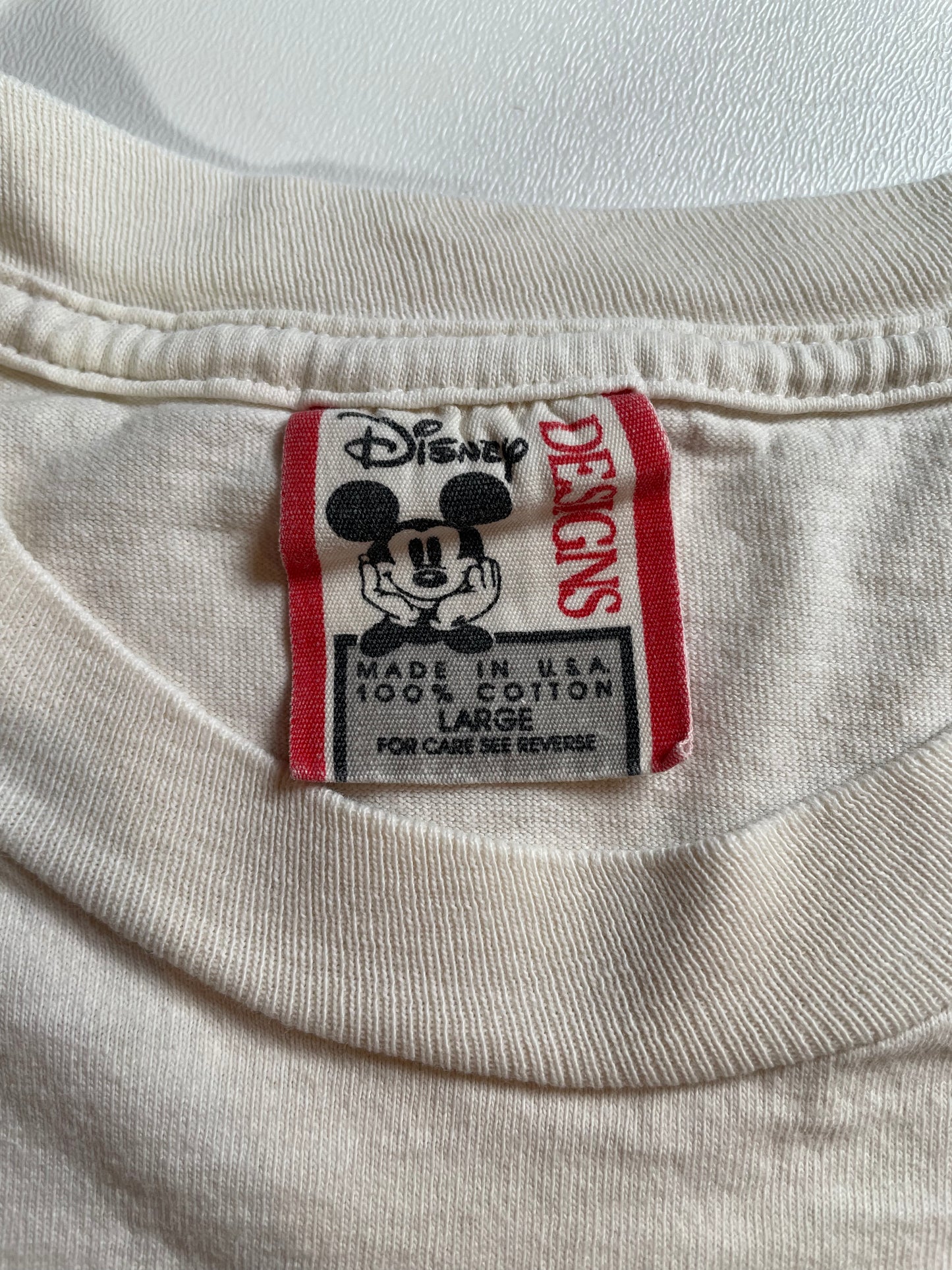 90's DISNEY MICKEY Made in USA Size L Vintage T-Shirt / A2318