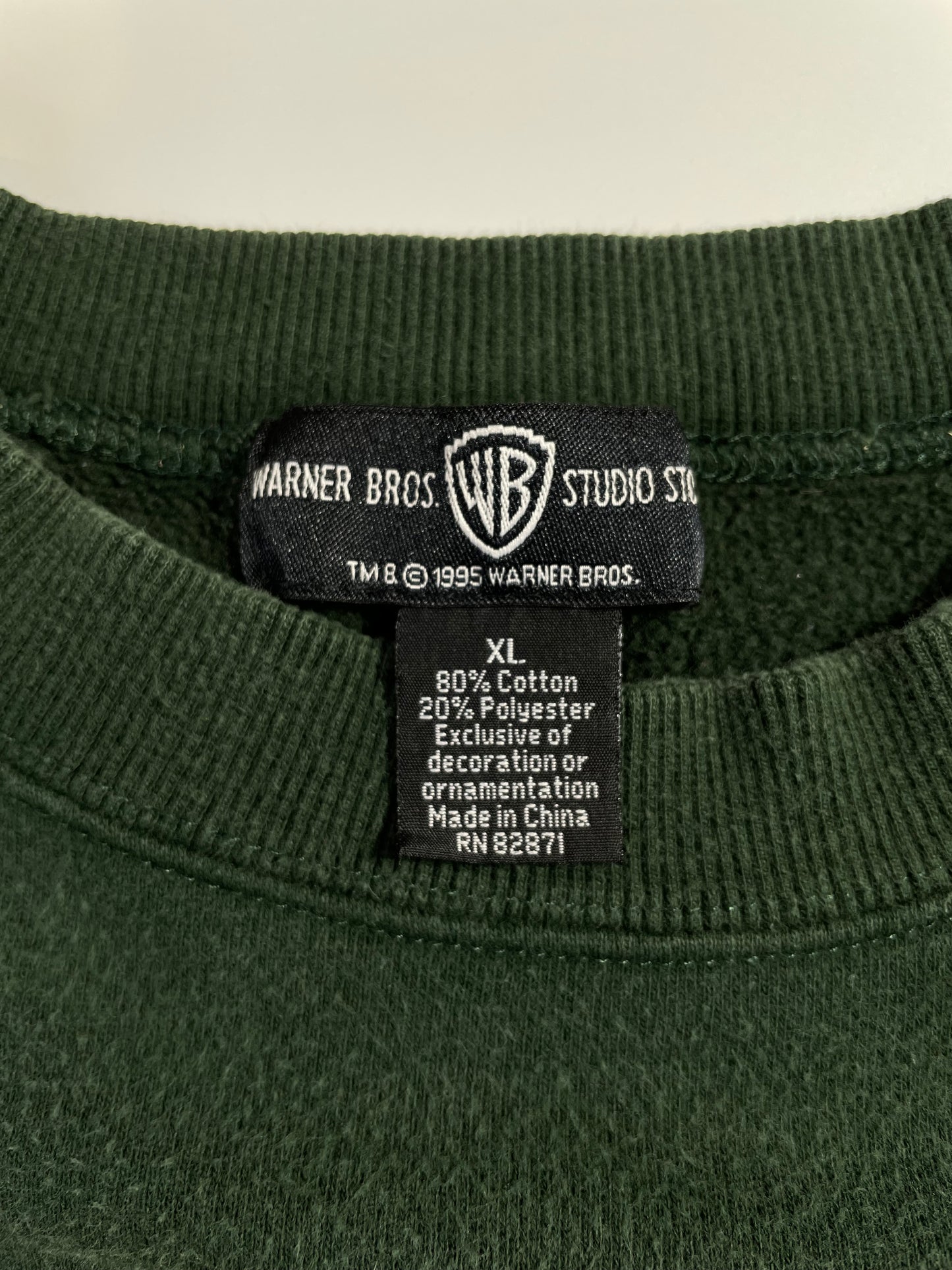 1995 LOONEY TUNES ACME Size XL Vintage Sweat-shirt / A294