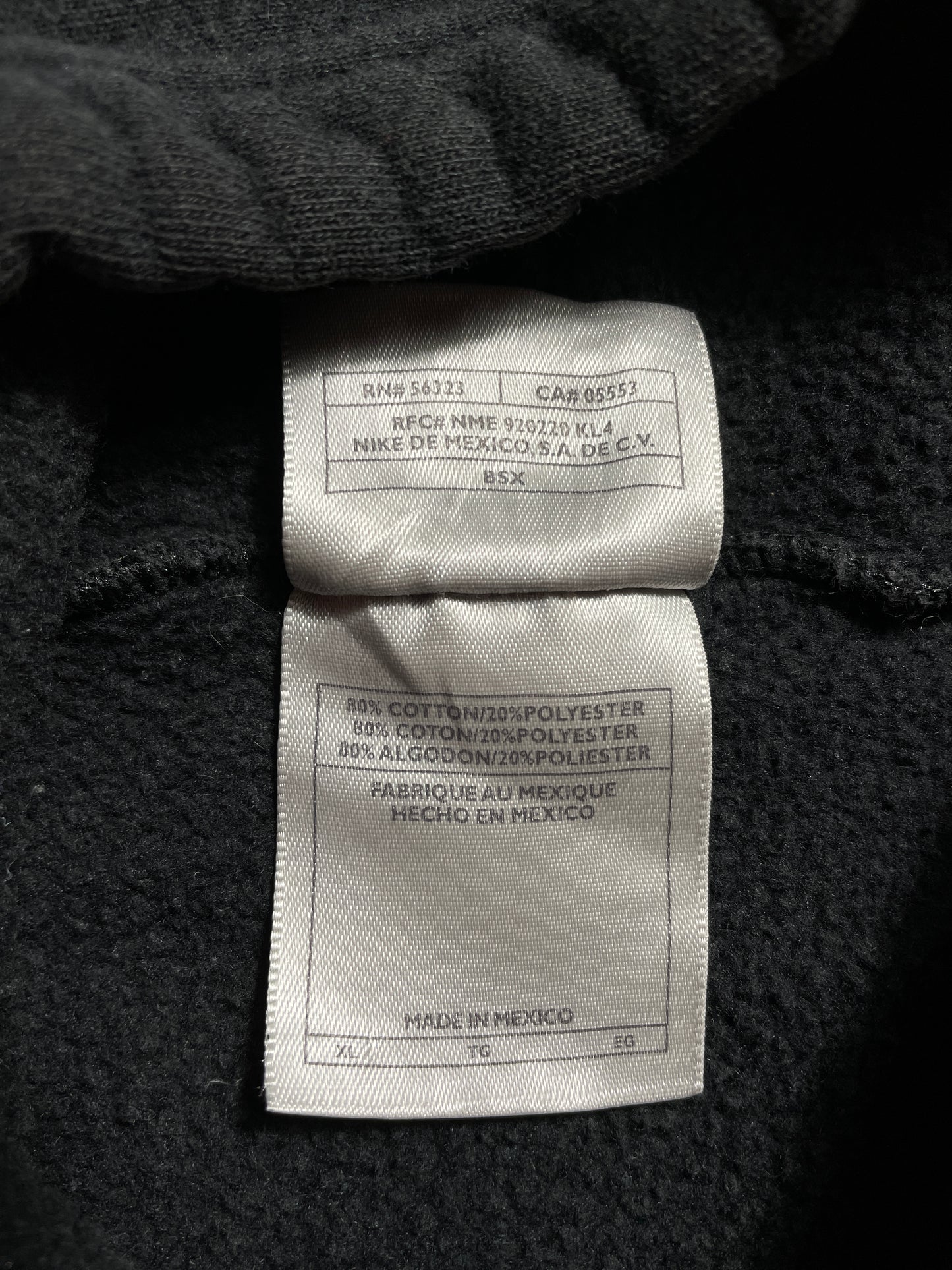 90’s NIKE CENTER SWOOSH Size XL Hoodie Sweat-shirt / E632
