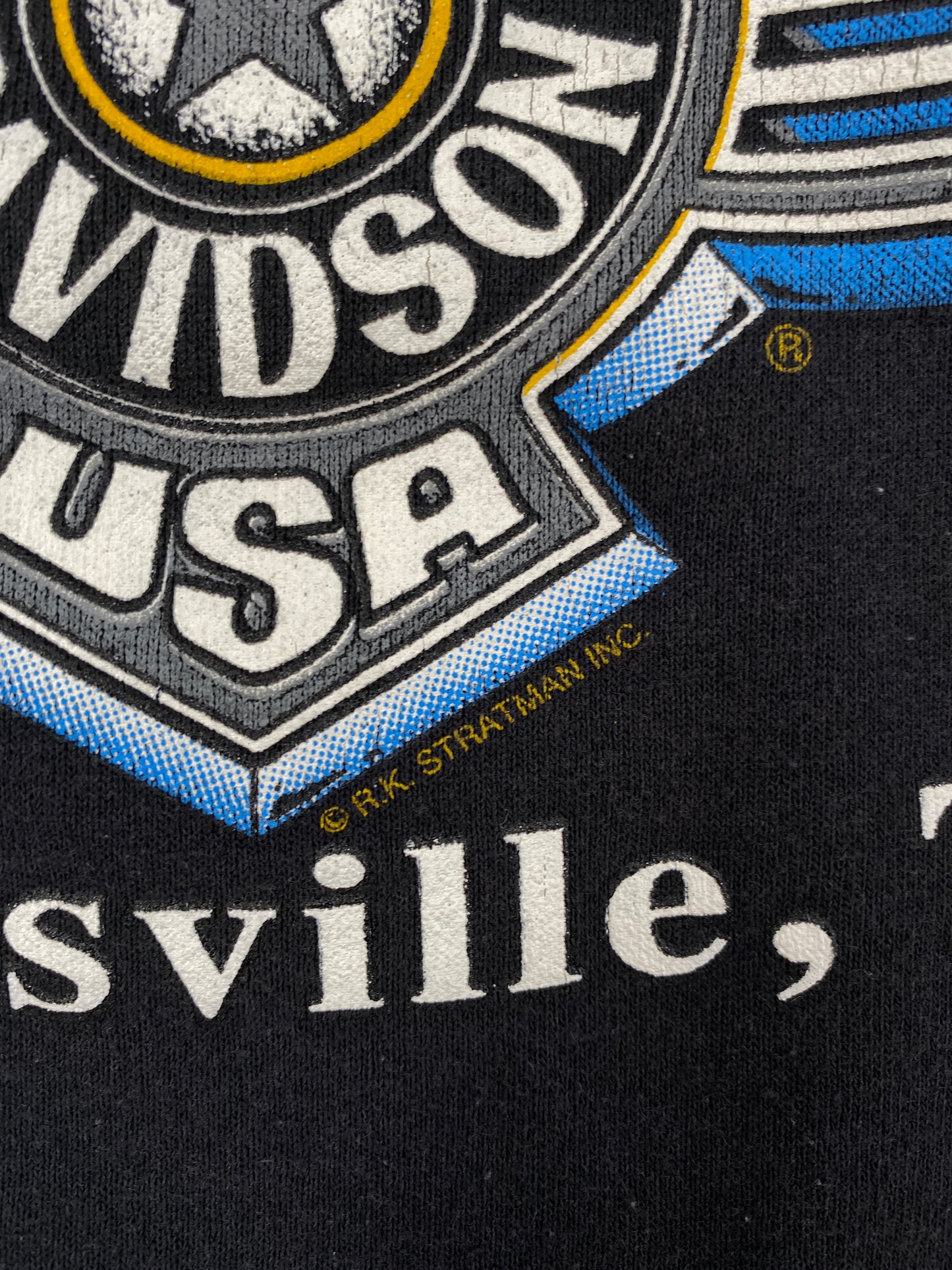 80’s HARLEY DAVIDSON (No tag) Approx. Size L Hoodie Sweat-Shirt / A9072