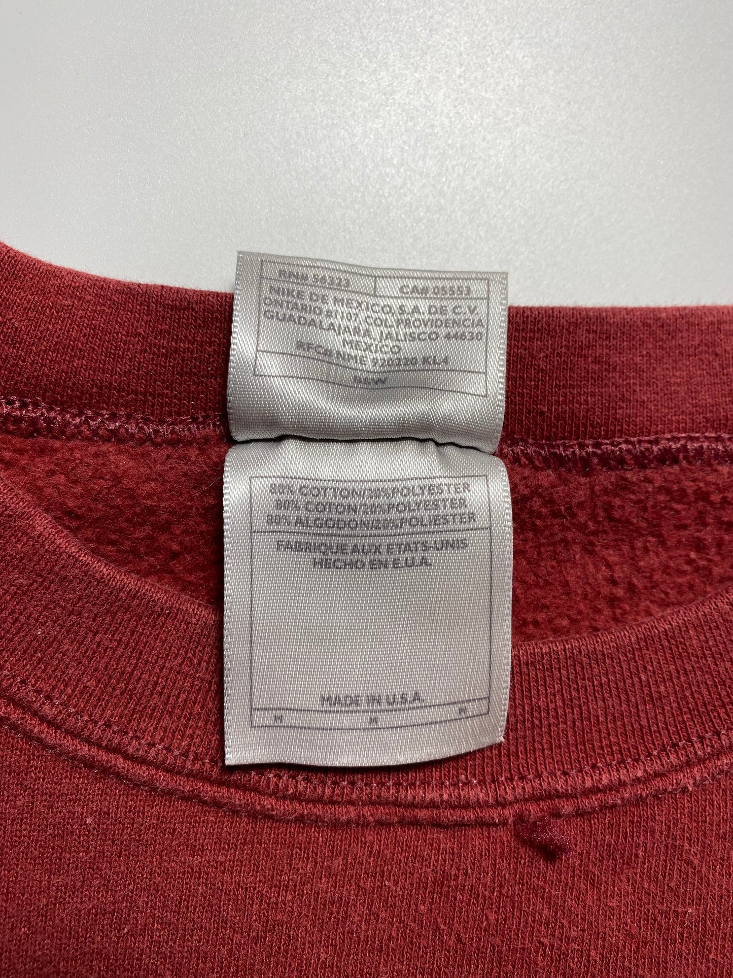 90’s NIKE MINI SWOOSH Made in USA Size M Vintage Sweat-shirt / K6250