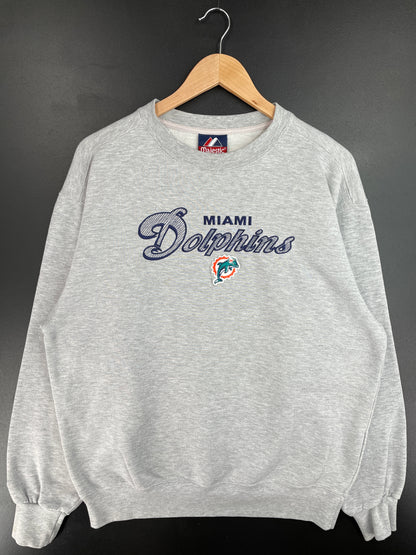 Vintage MIAMI DOLPHINS Size Approx.L NFL Sweat-shirt / E5023S