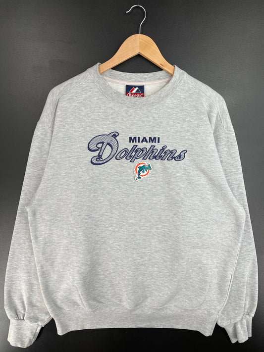 Vintage MIAMI DOLPHINS Size Approx.L NFL Sweat-shirt / E5023S